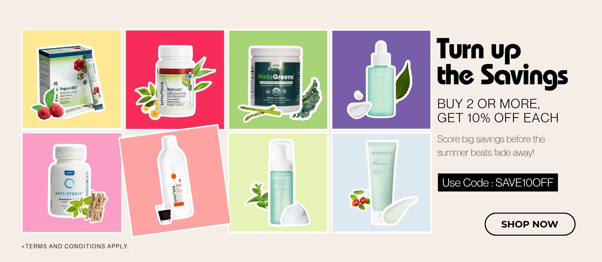 Buy 2+ Get 10% Off Each
