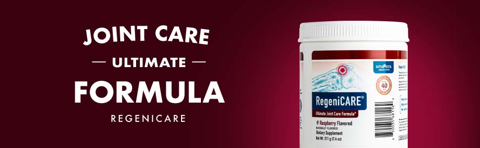 The Ultimate Joint Care Formula with RegeniCARE Introducing the newly reformed RegeniCARE Canister
